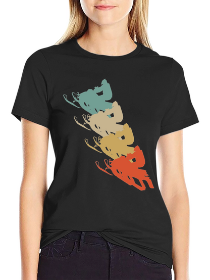 Retro Snowmobile T-Shirt