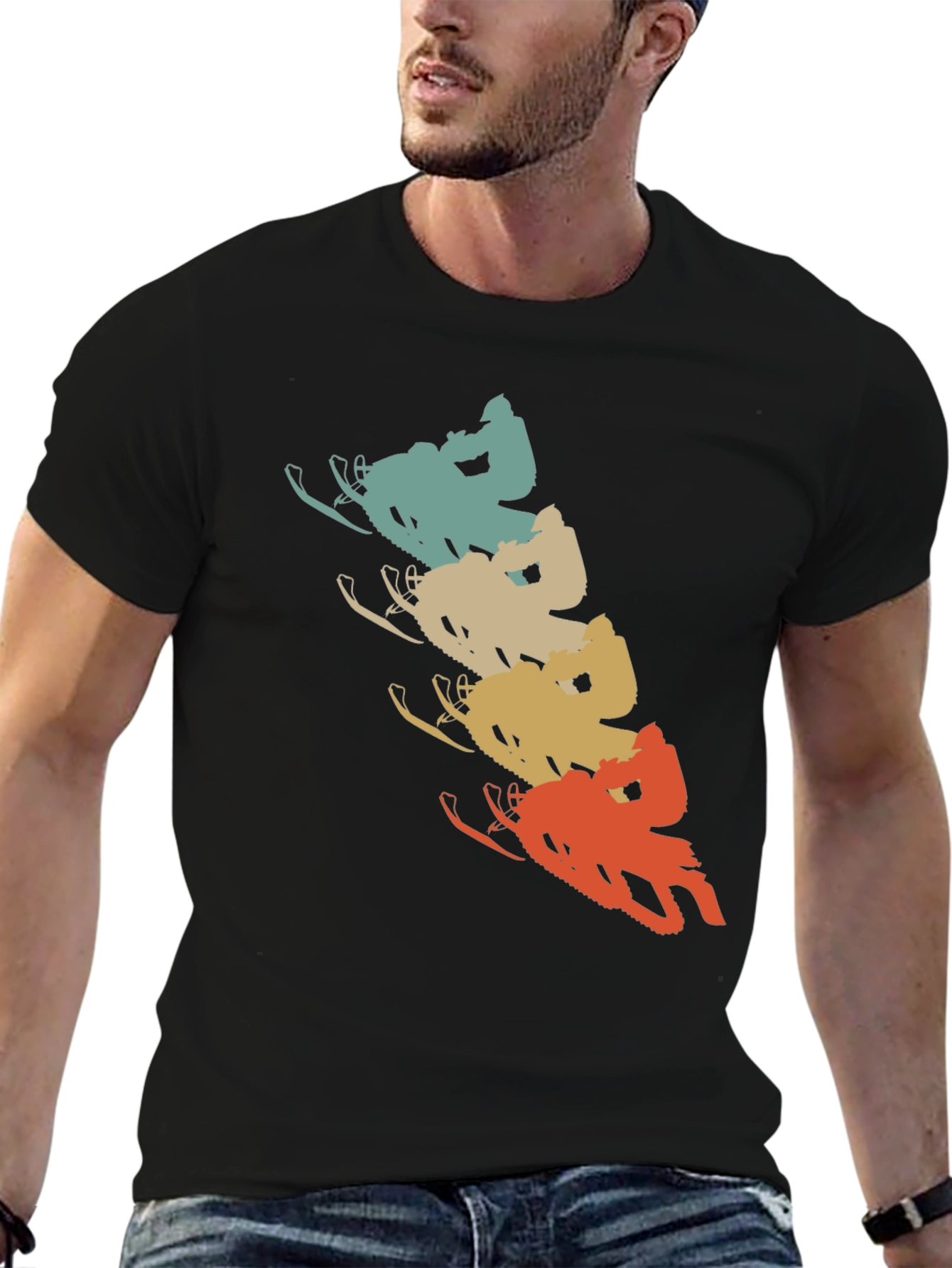 Retro Snowmobile T-Shirt