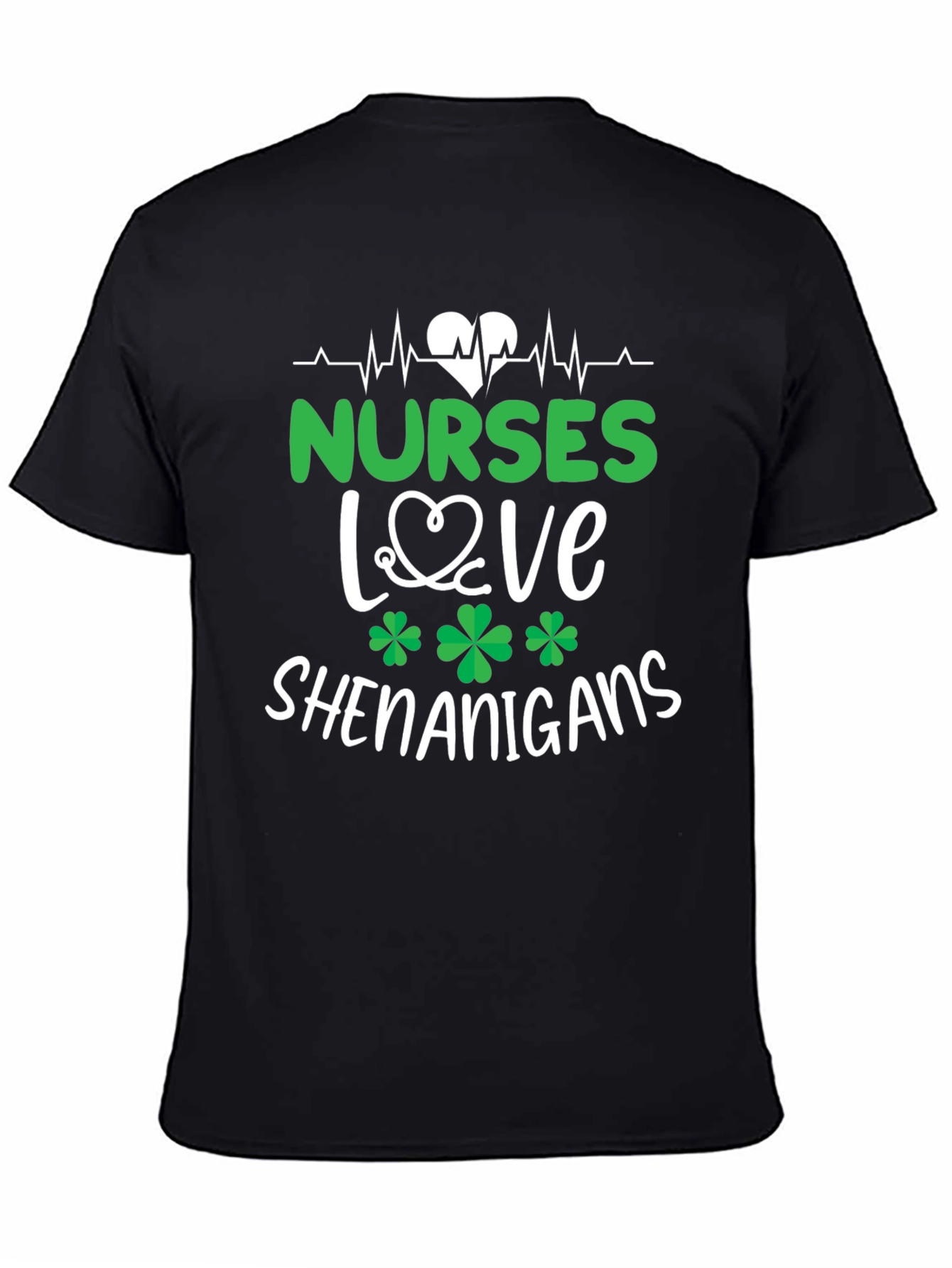 Nurses Love Shenanigans St. Patricks Day Graphic Tee