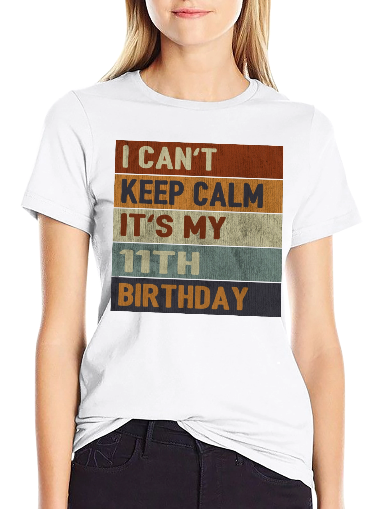 I Cant Keep Calm Its My 11th Birthday T-Shirt