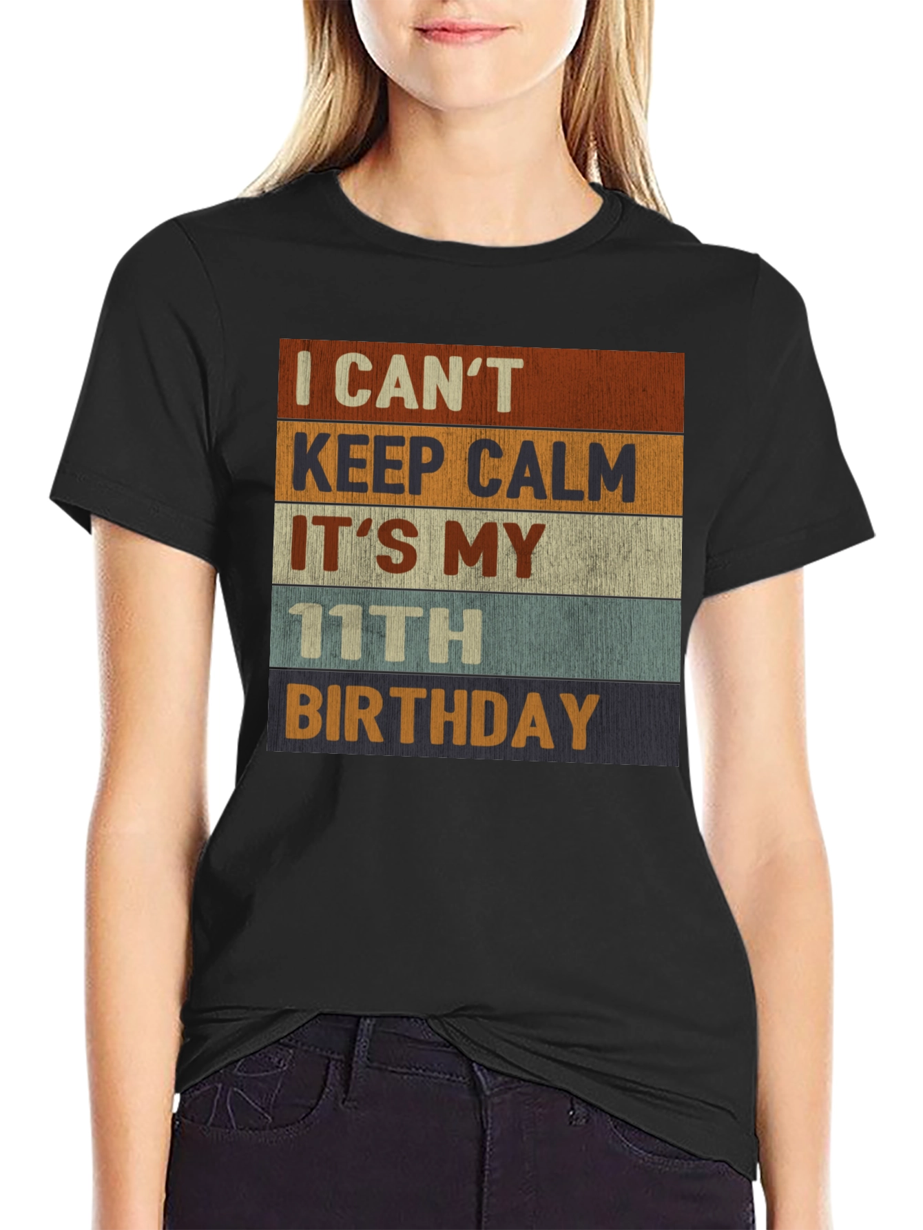I Cant Keep Calm Its My 11th Birthday T-Shirt
