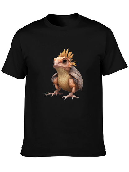 Frog-Turtle Creature Black T-Shirt