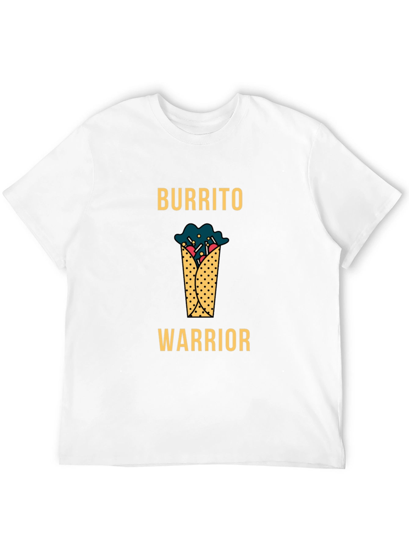 Burrito Warrior Graphic T-Shirt - Black Cotton Tee