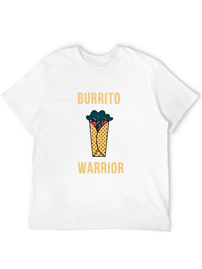 Burrito Warrior Graphic T-Shirt - Black Cotton Tee