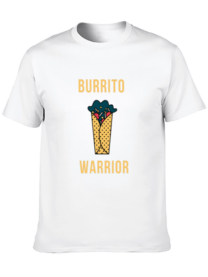 Burrito Warrior Graphic T-Shirt - Black Cotton Tee