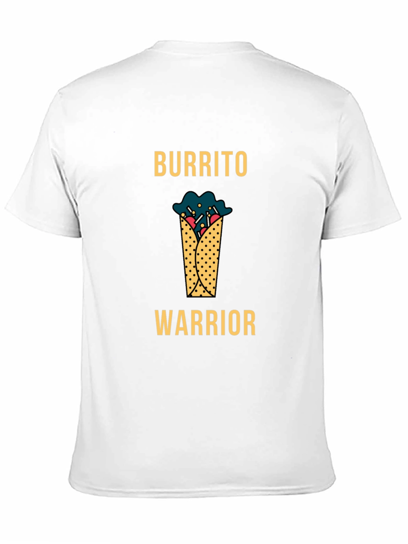 Burrito Warrior Graphic T-Shirt - Black Cotton Tee