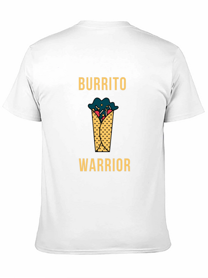 Burrito Warrior Graphic T-Shirt - Black Cotton Tee