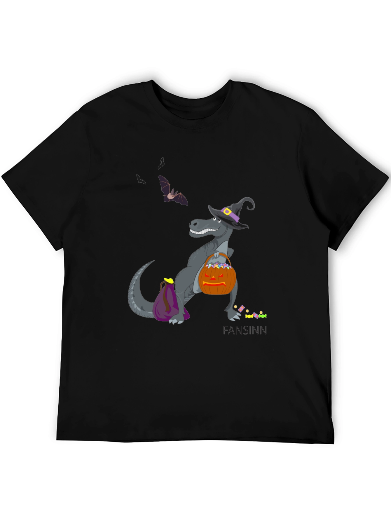 Halloween Dino T-Shirt - Trick or Treat Fun