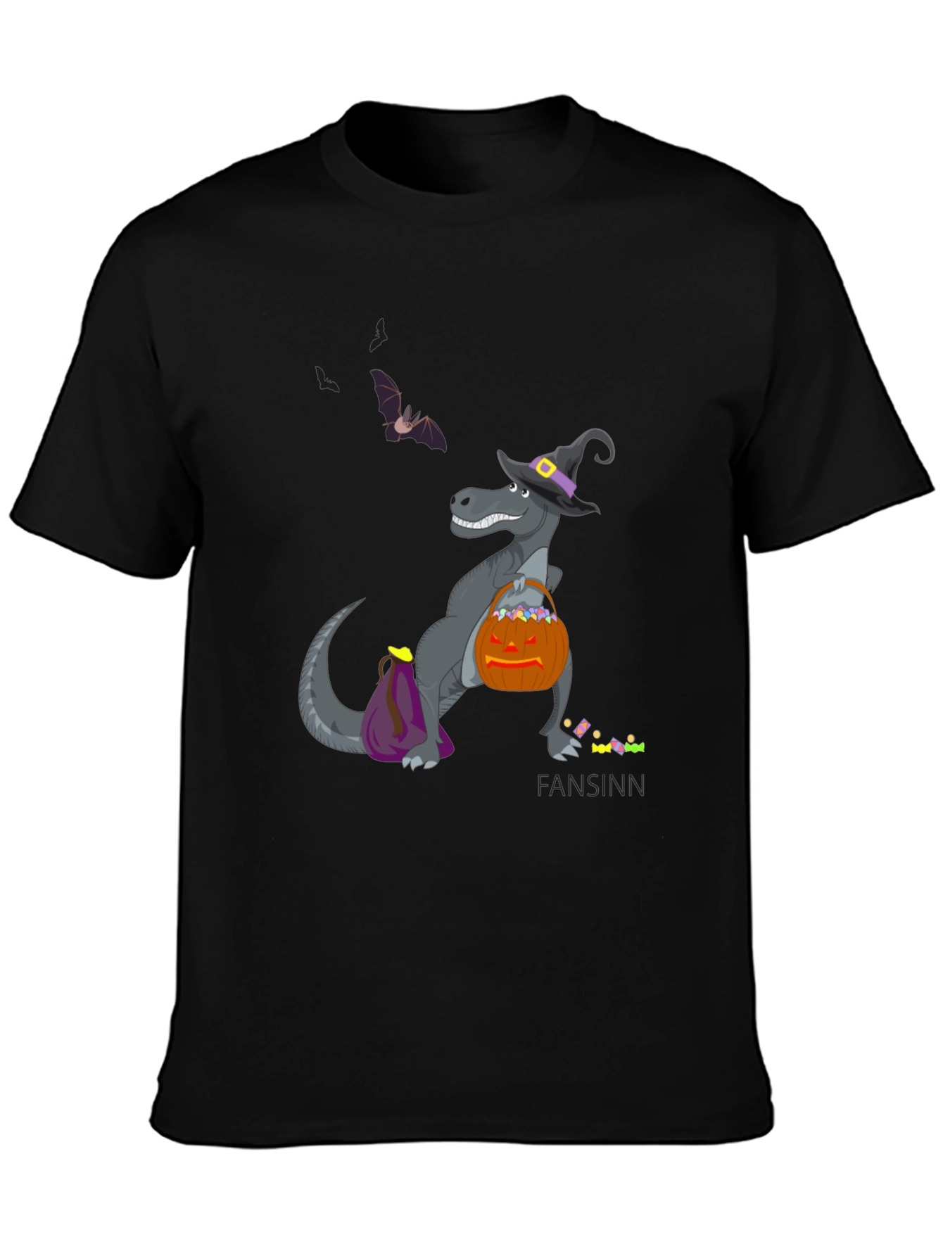 Halloween Dino T-Shirt - Trick or Treat Fun
