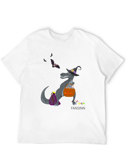 Halloween Dino T-Shirt - Trick or Treat Fun