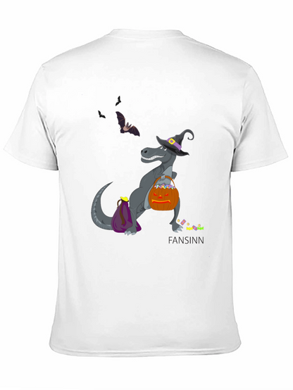 Halloween Dino T-Shirt - Trick or Treat Fun