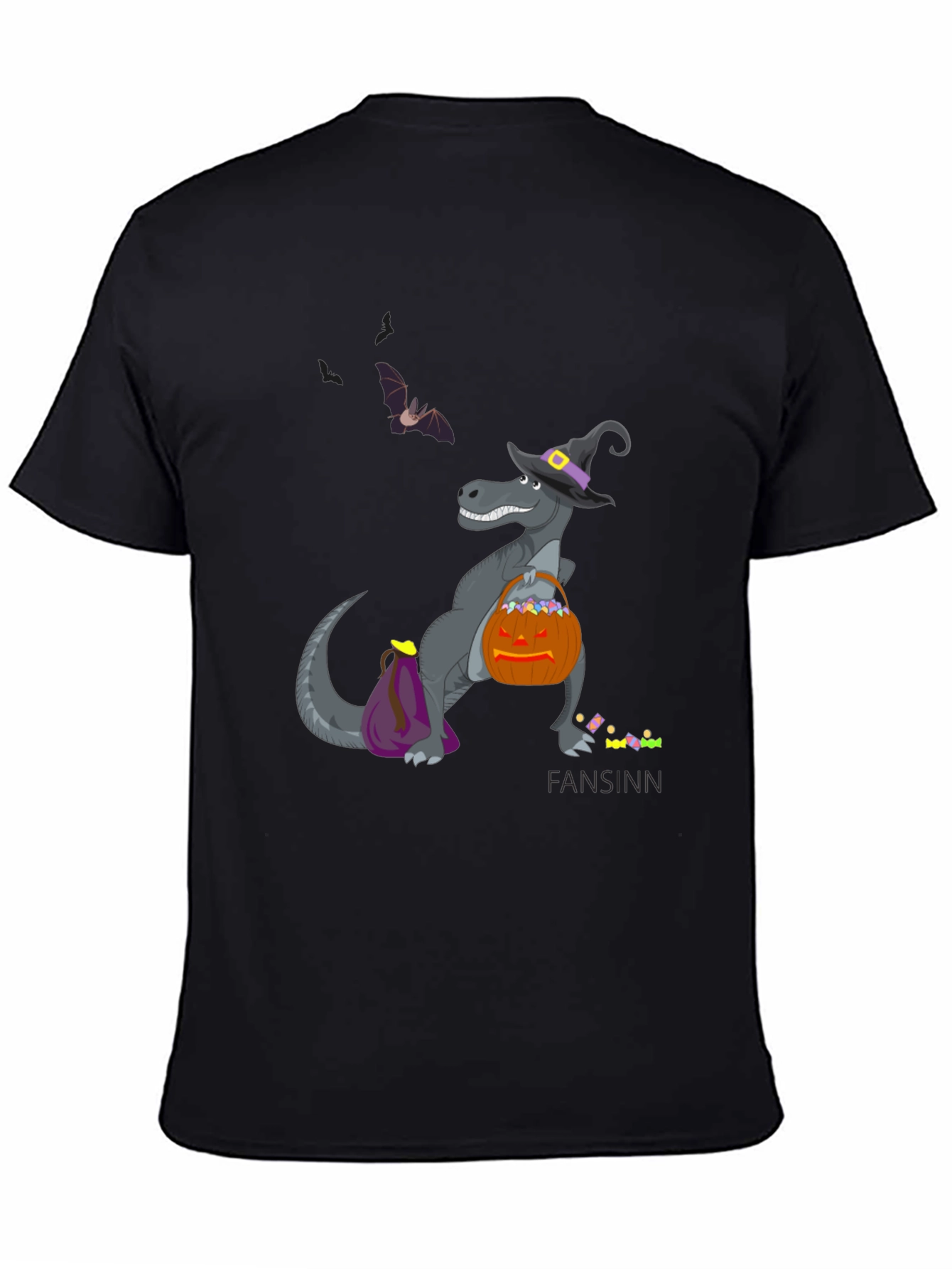 Halloween Dino T-Shirt - Trick or Treat Fun