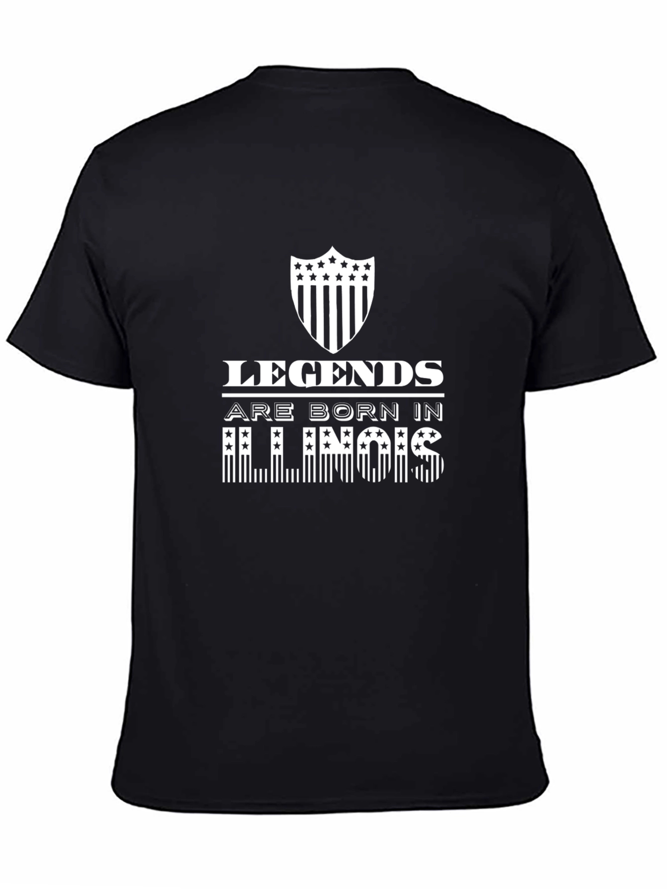 Legends are Born in Illinois Graphic T-Shirt