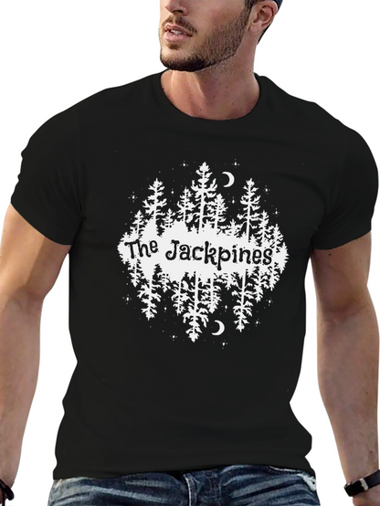 The Jackpines Graphic Tee - Black Cotton T-Shirt