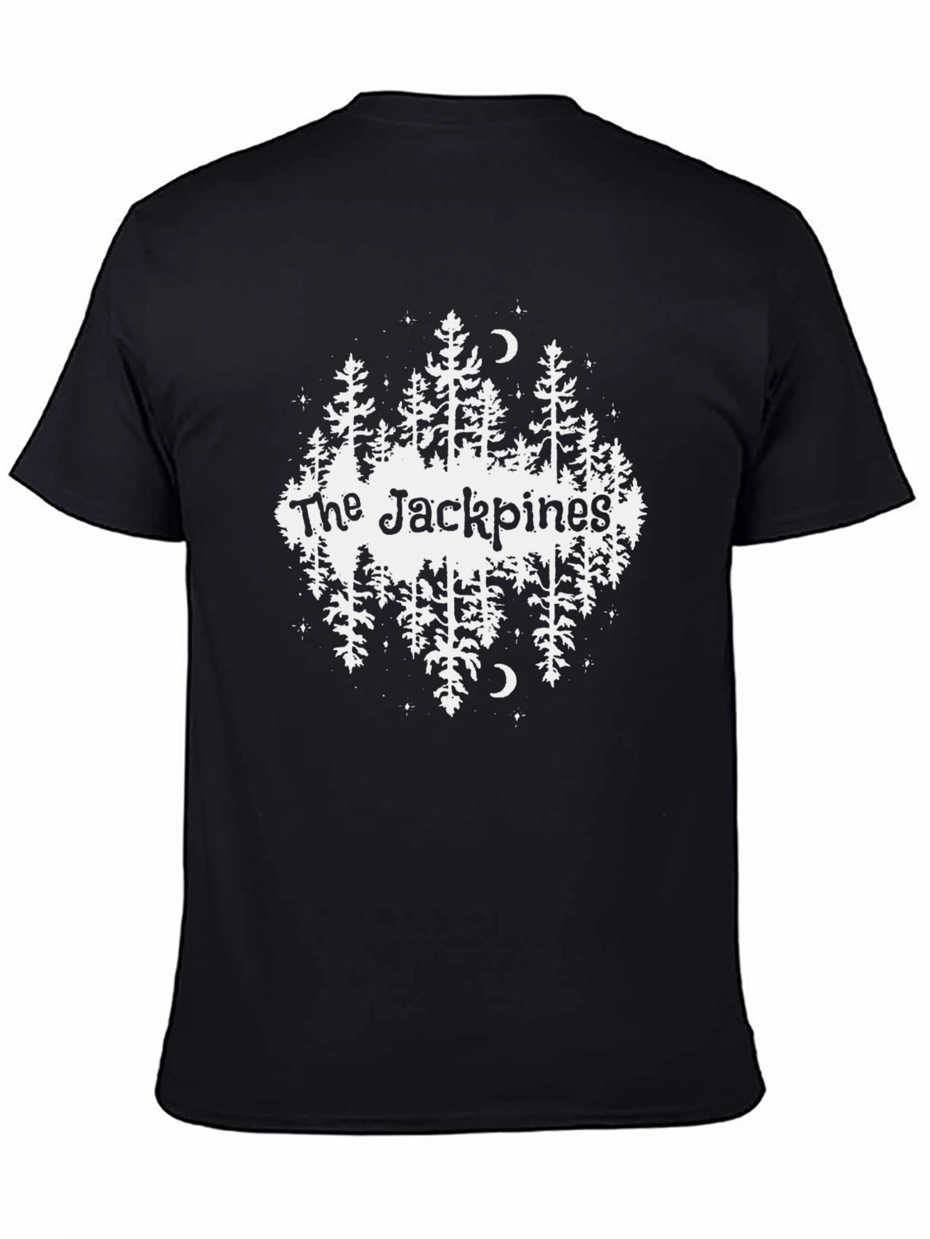 The Jackpines Graphic Tee - Black Cotton T-Shirt