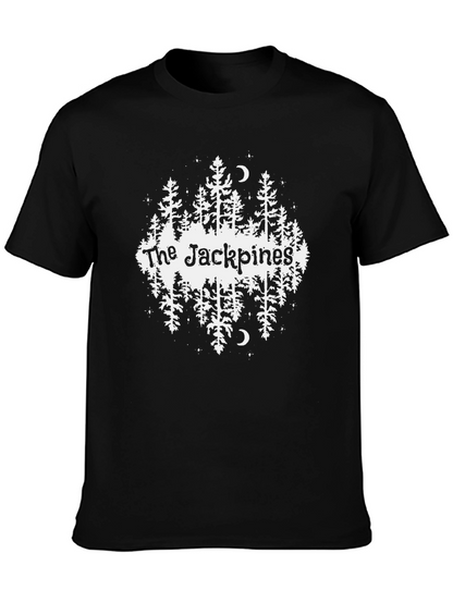 The Jackpines Graphic Tee - Black Cotton T-Shirt