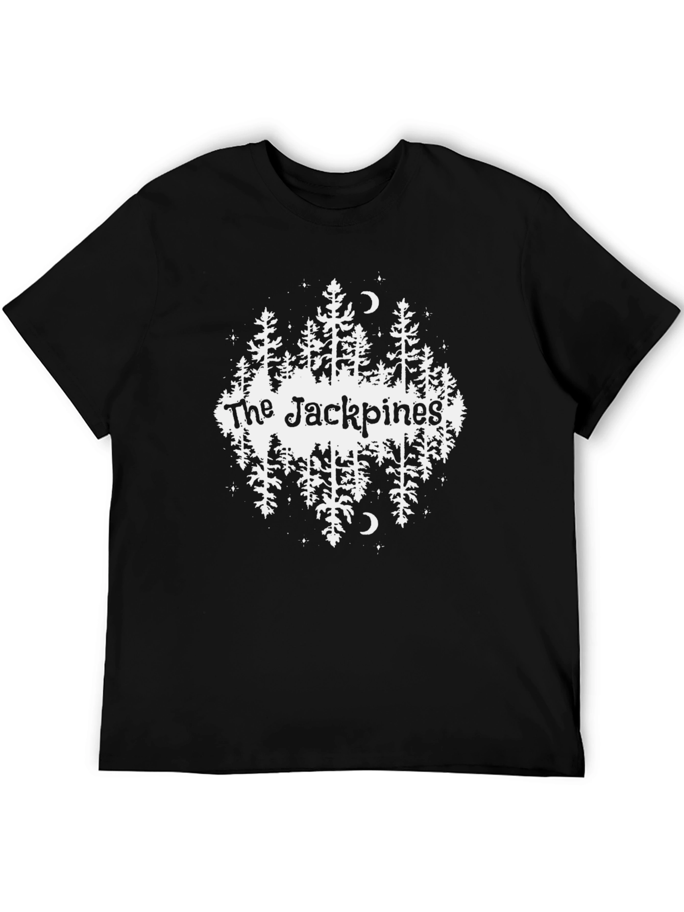 The Jackpines Graphic Tee - Black Cotton T-Shirt