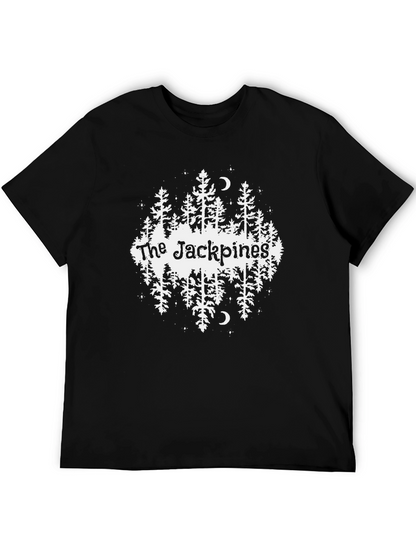 The Jackpines Graphic Tee - Black Cotton T-Shirt