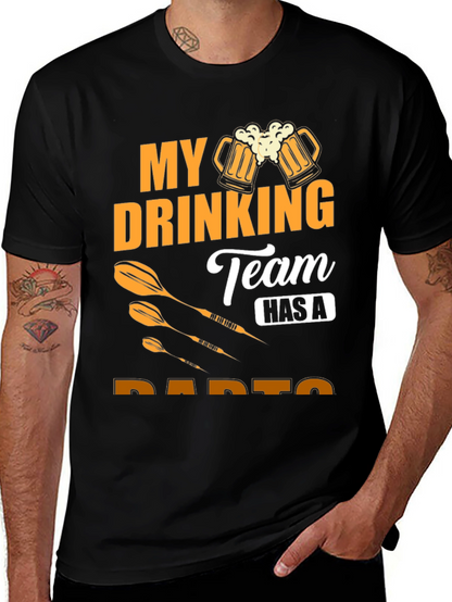 Funny Drinking Team Darts T-Shirt