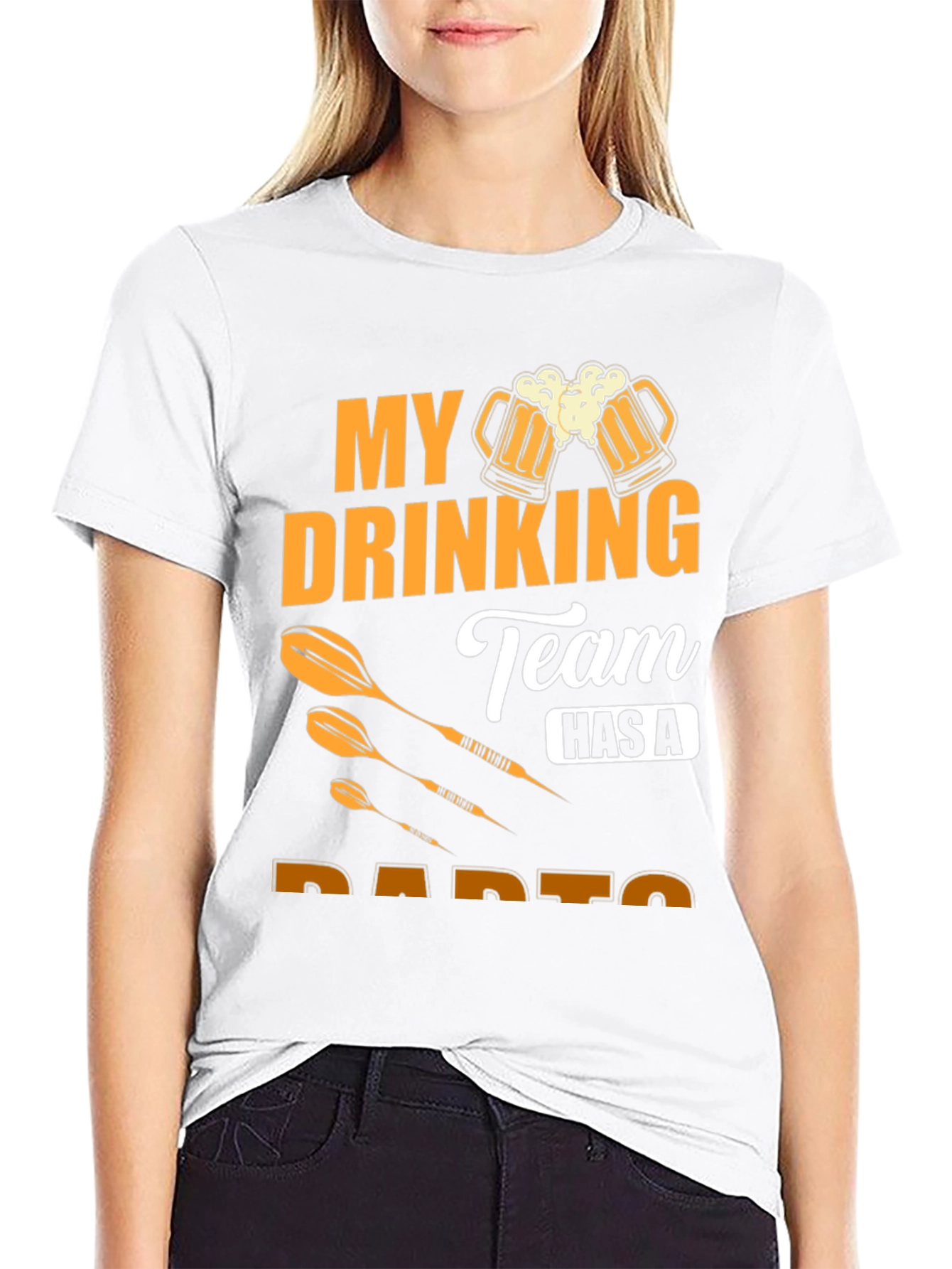 Funny Drinking Team Darts T-Shirt