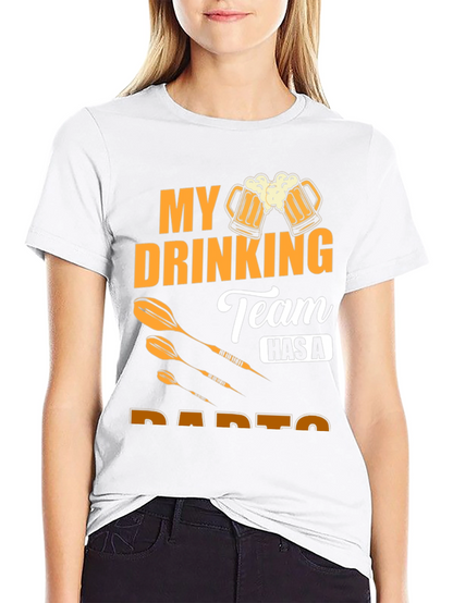 Funny Drinking Team Darts T-Shirt