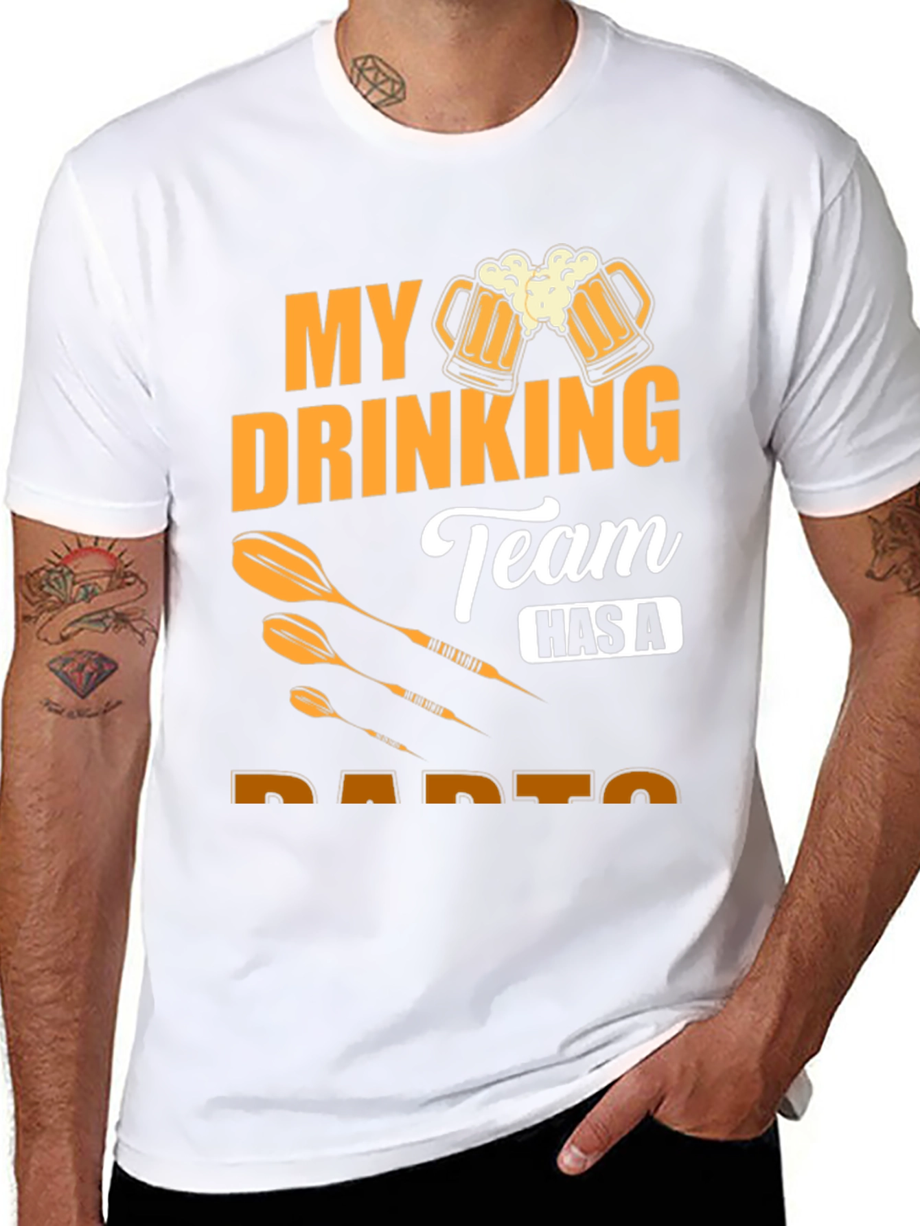 Funny Drinking Team Darts T-Shirt