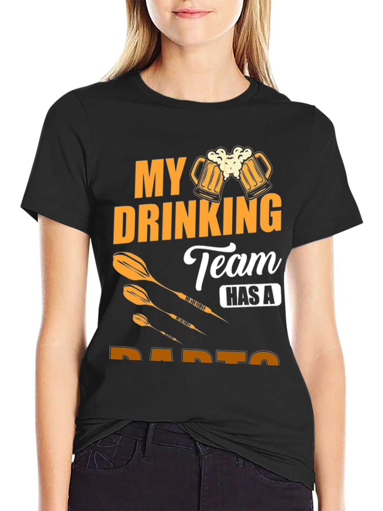 Funny Drinking Team Darts T-Shirt