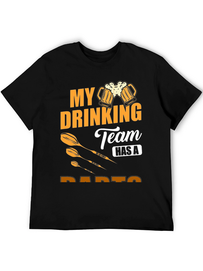 Funny Drinking Team Darts T-Shirt