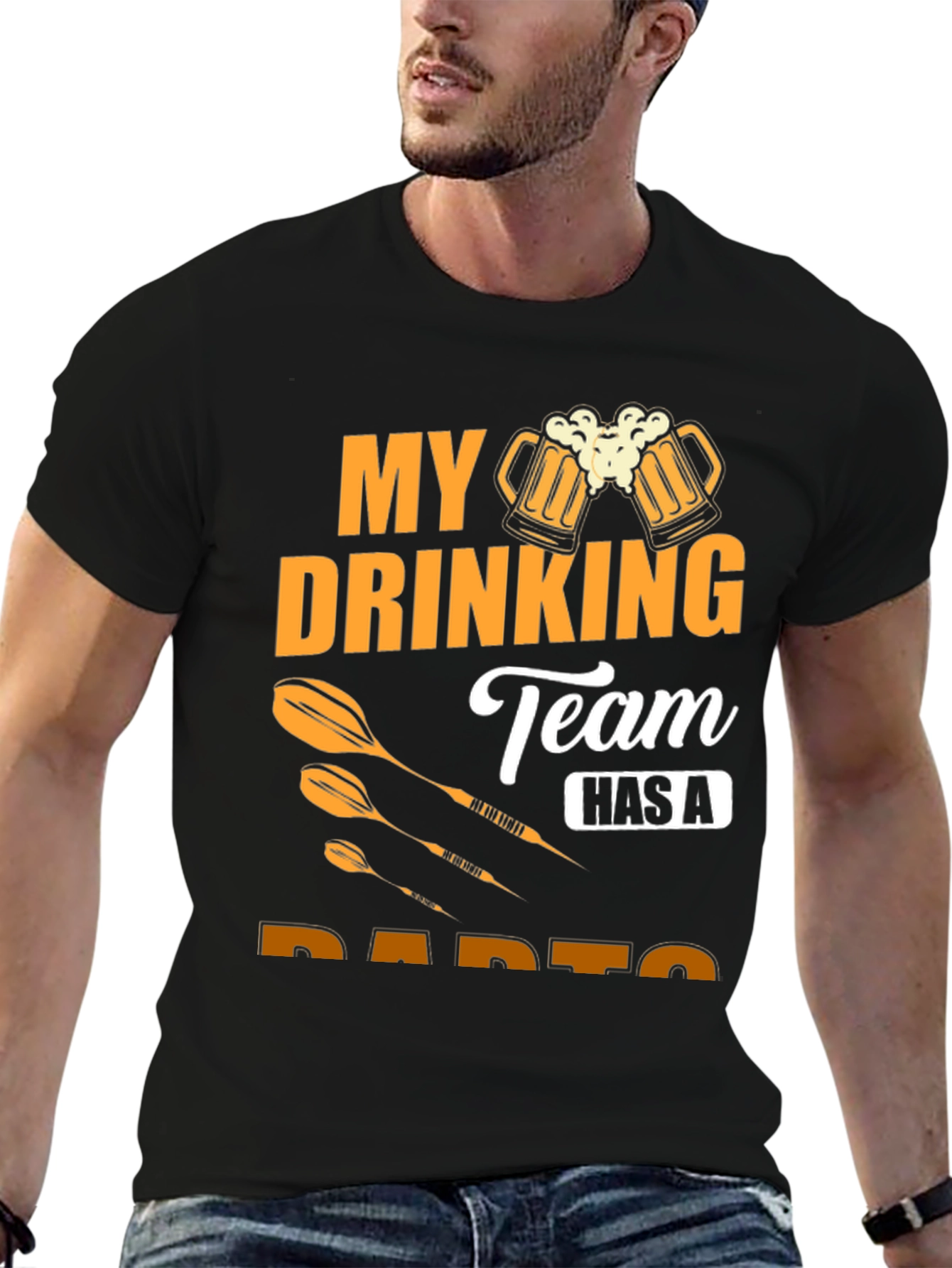 Funny Drinking Team Darts T-Shirt
