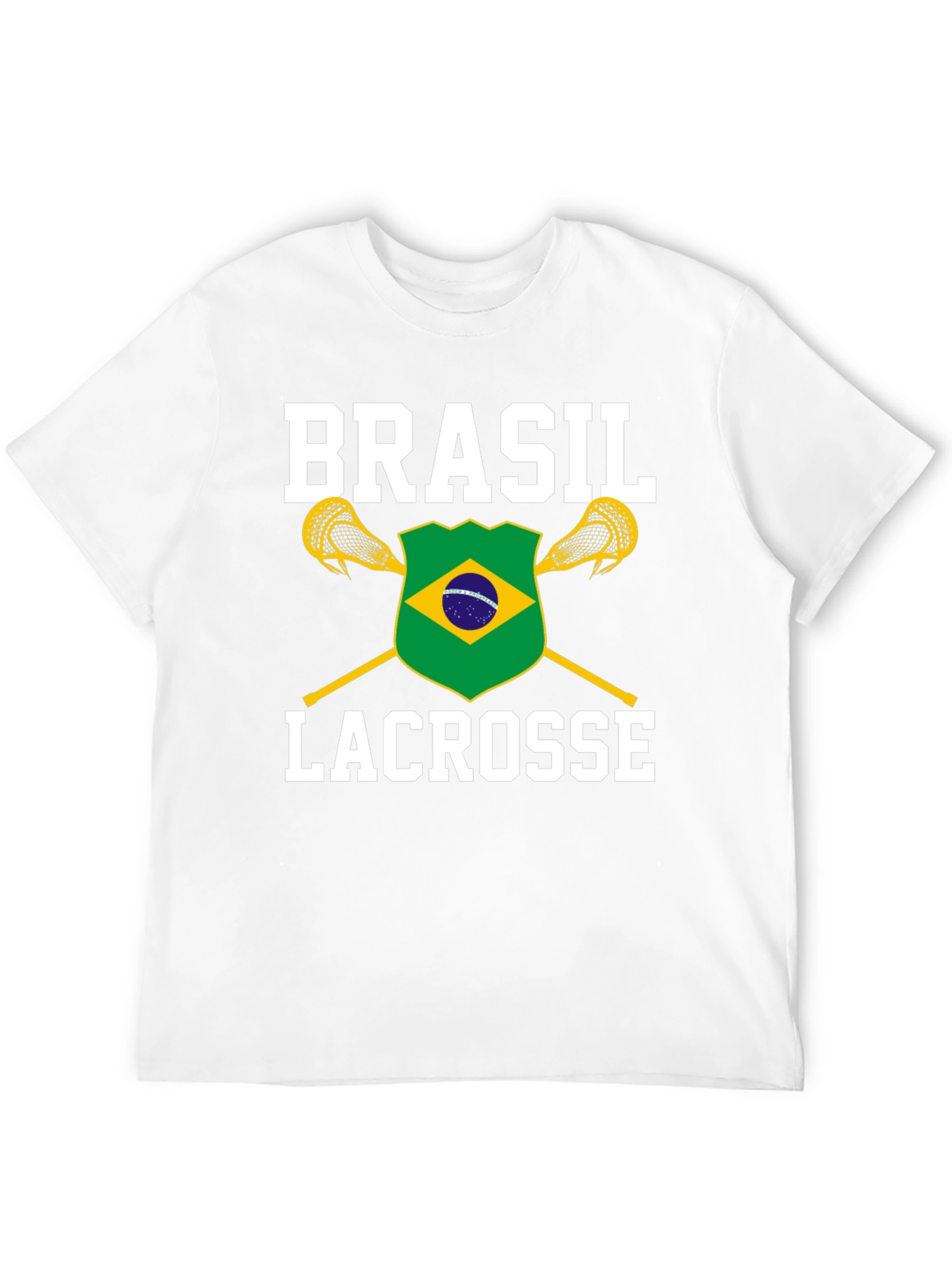 Brasil Lacrosse T-Shirt - Black Cotton Tee