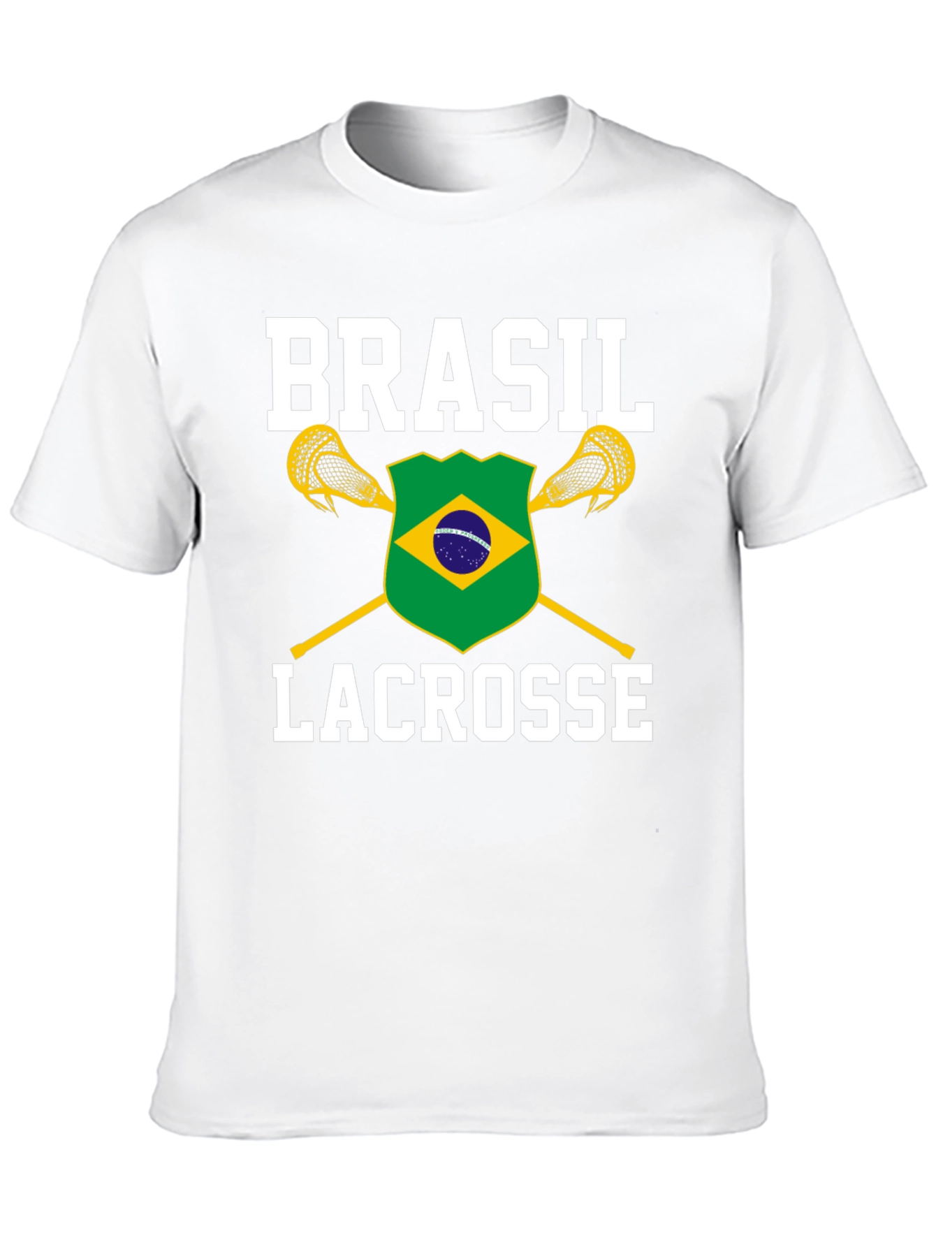 Brasil Lacrosse T-Shirt - Black Cotton Tee