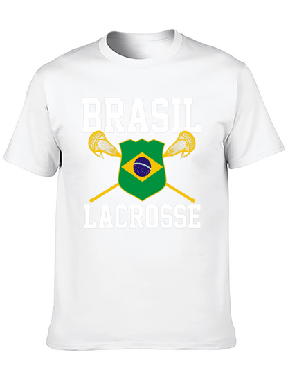 Brasil Lacrosse T-Shirt - Black Cotton Tee