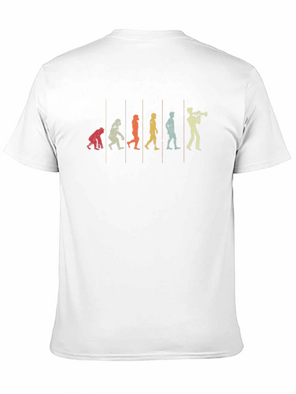 Evolution of Music T-Shirt - Trumpet Player