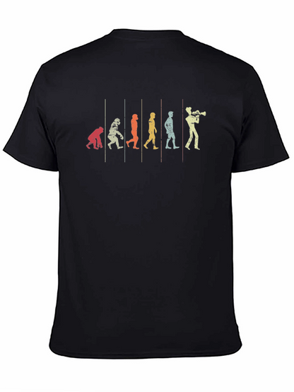 Evolution of Music T-Shirt - Trumpet Player