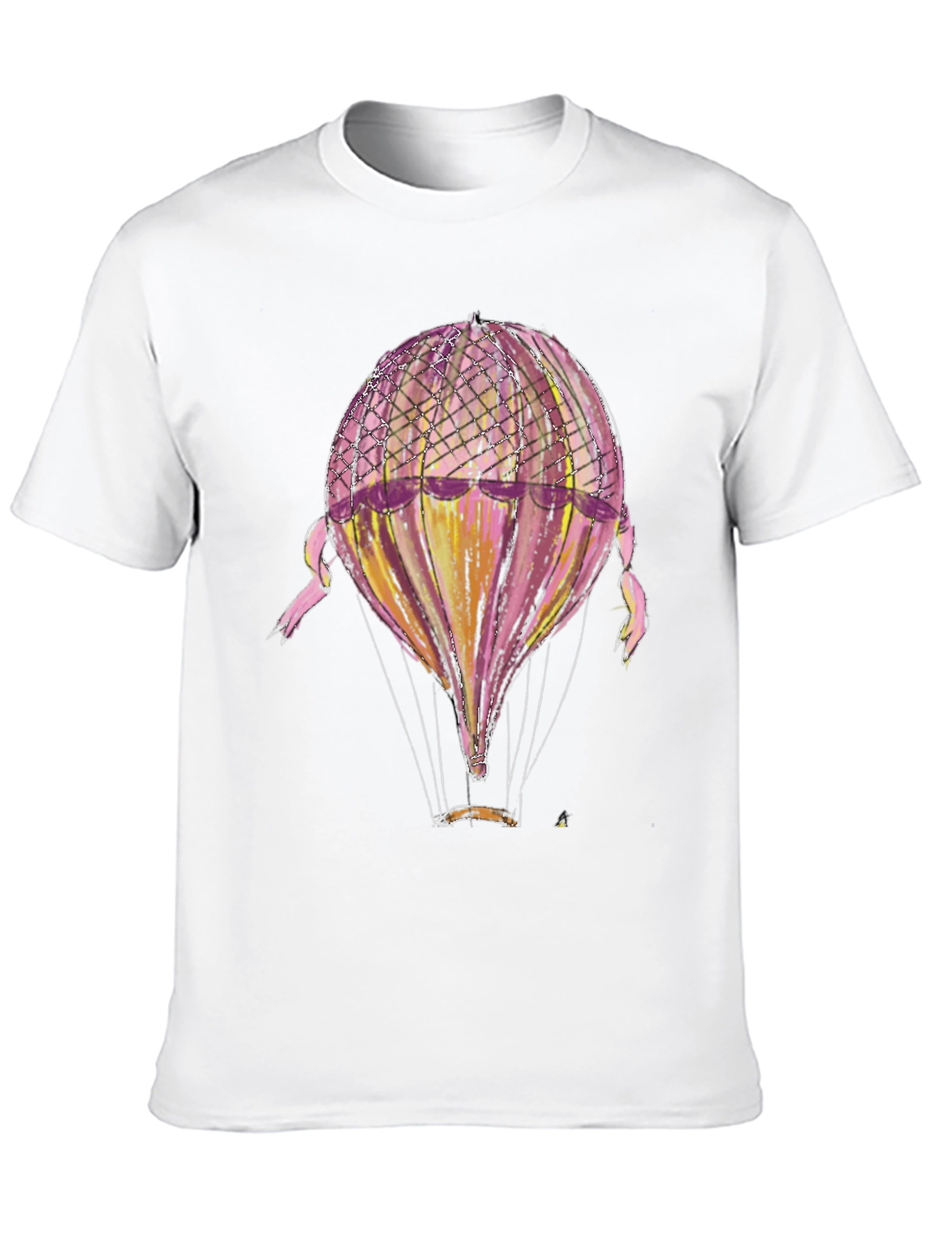 Hot Air Balloon Graphic T-Shirt - Unique Design