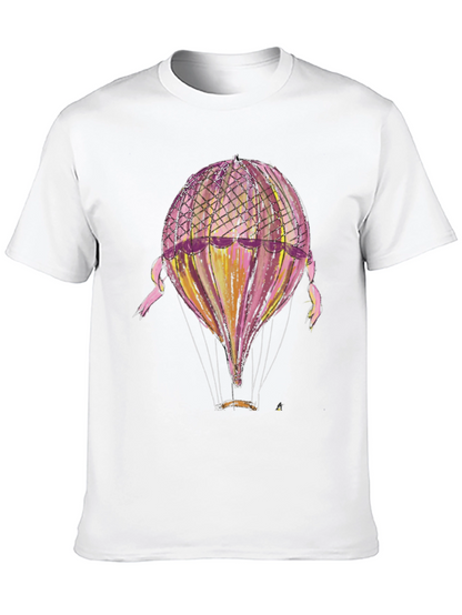 Hot Air Balloon Graphic T-Shirt - Unique Design