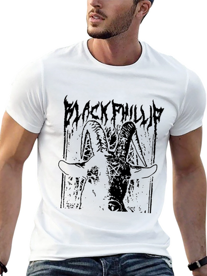 Black Phillip Goat Graphic T-Shirt