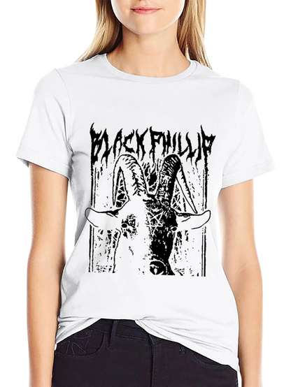 Black Phillip Goat Graphic T-Shirt