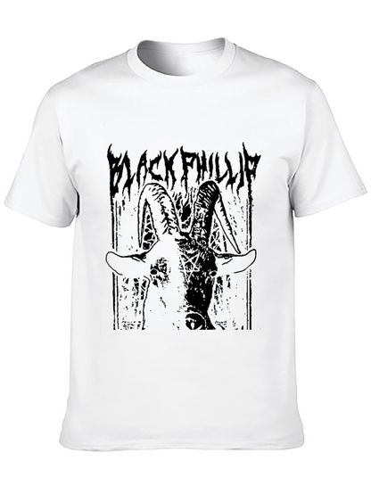 Black Phillip Goat Graphic T-Shirt