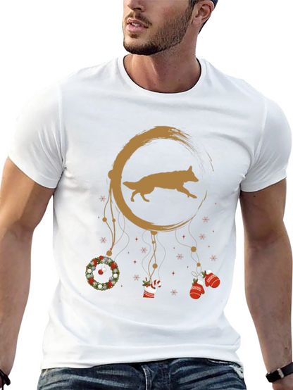 Festive Dog Dreamcatcher T-Shirt