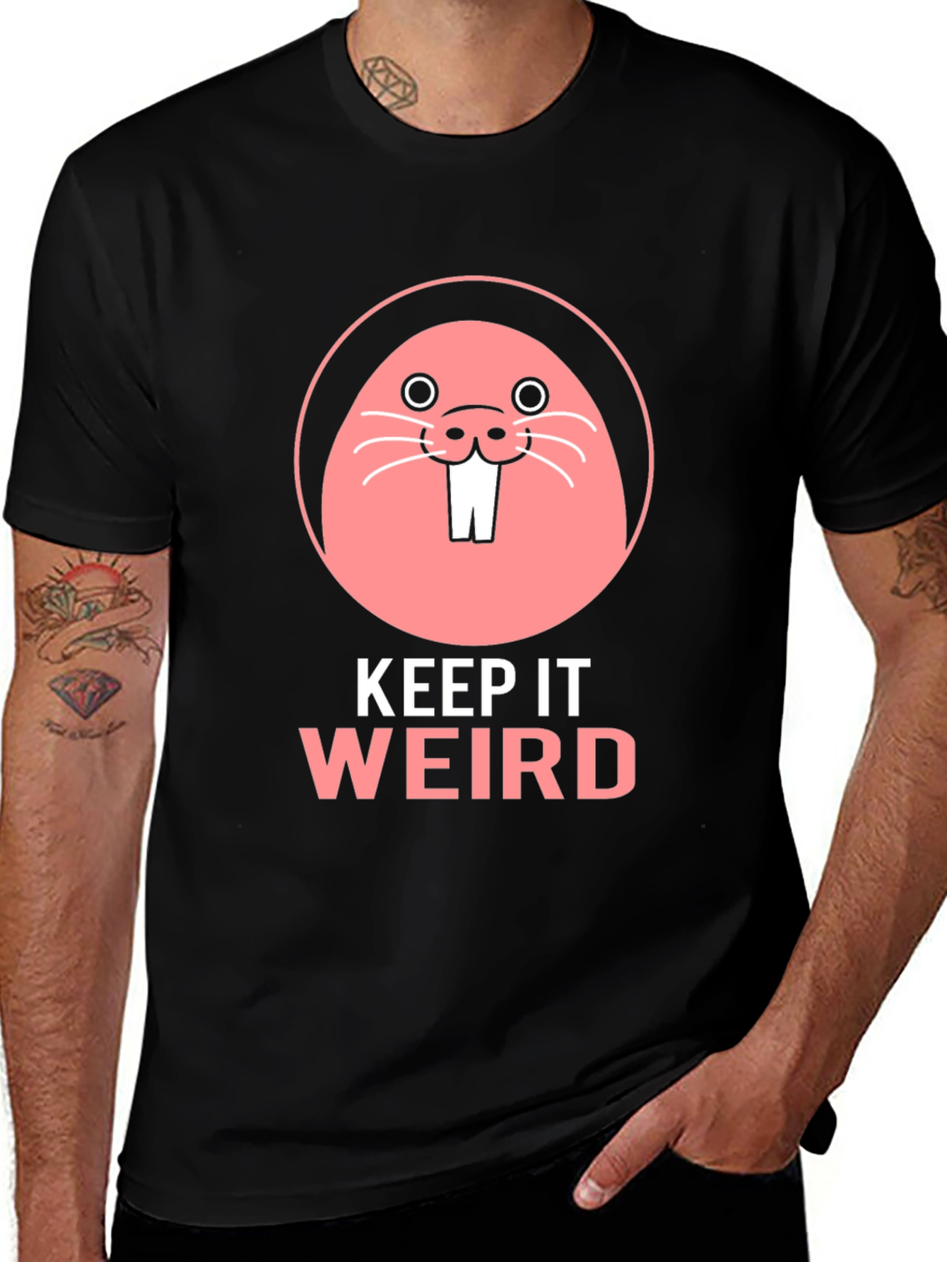 Keep It Weird Rodent Graphic Tee