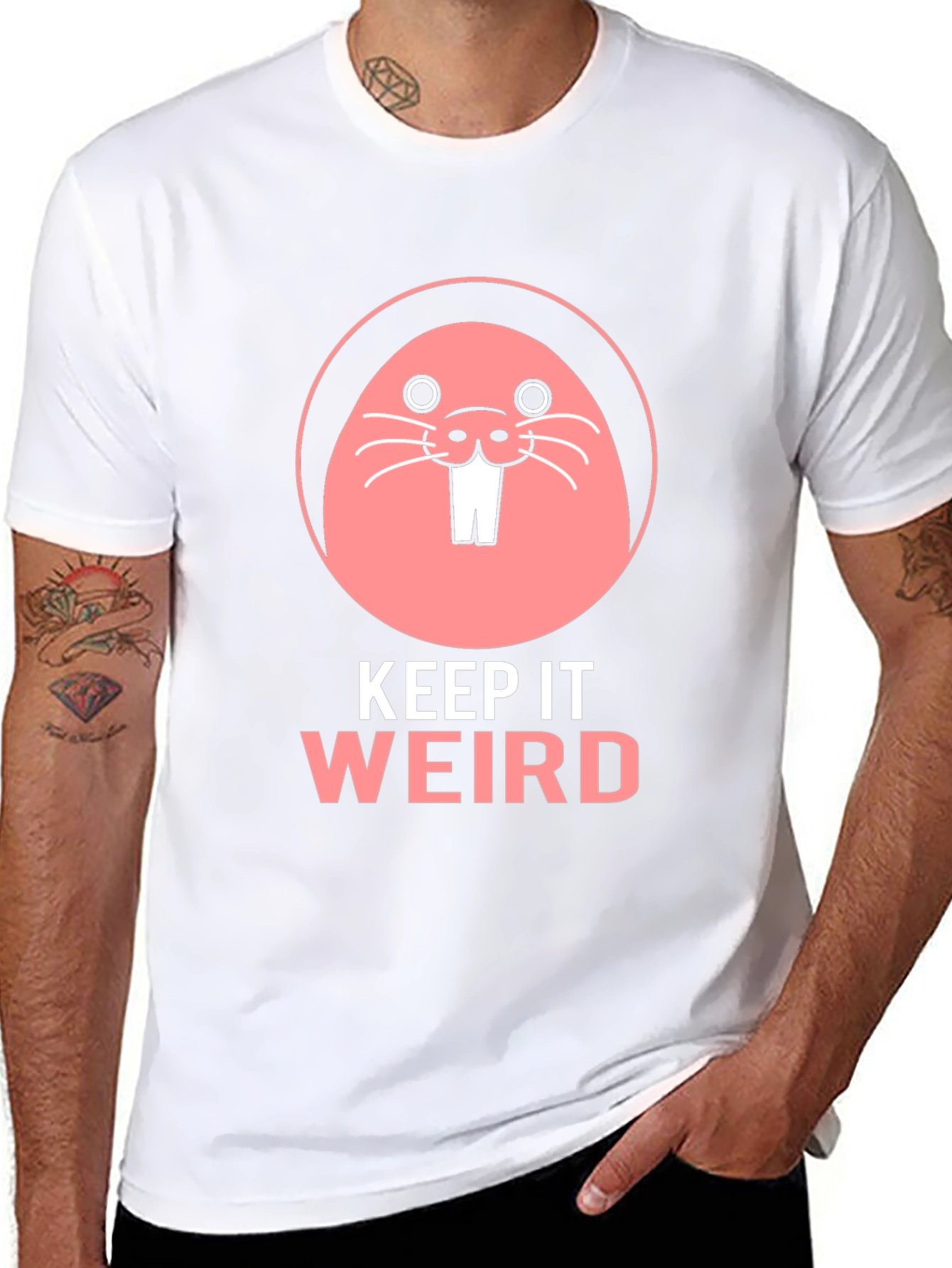 Keep It Weird Rodent Graphic Tee