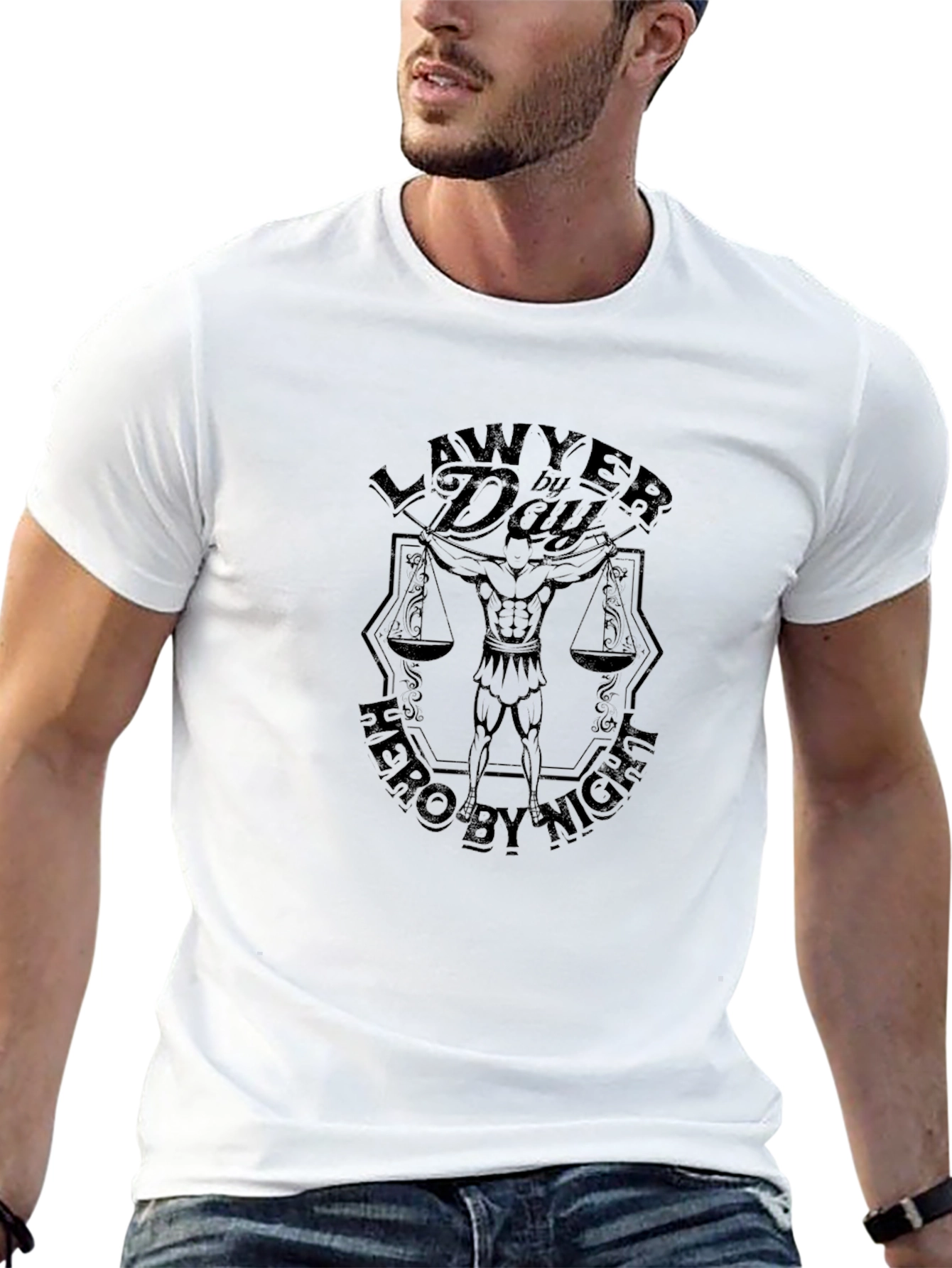 Lawyer Day Hero Night Graphic T-Shirt