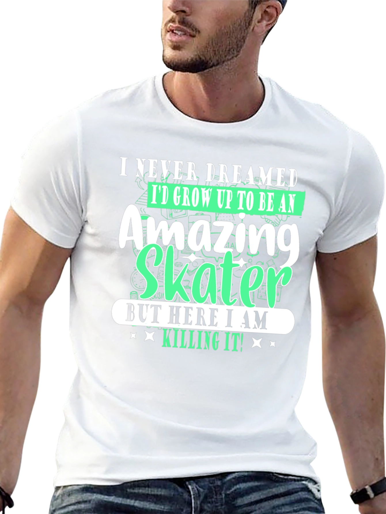Amazing Skater T-Shirt - Funny Graphic Tee