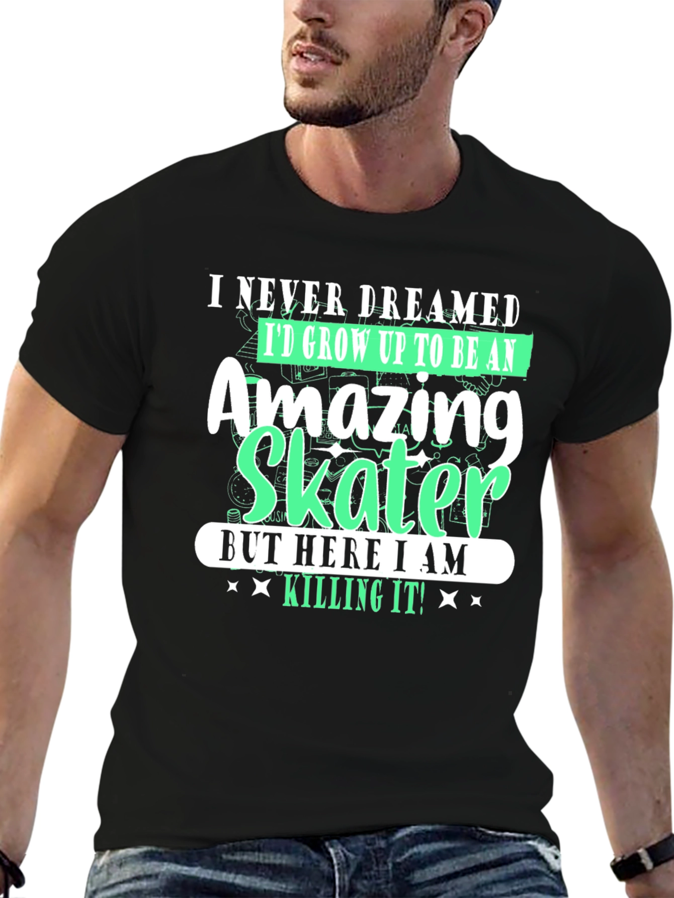 Amazing Skater T-Shirt - Funny Graphic Tee