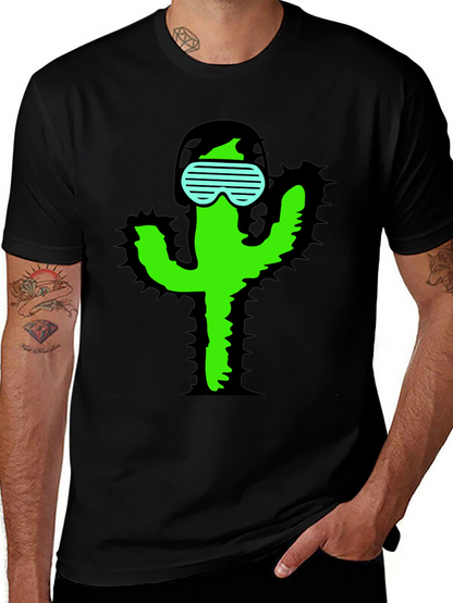 Cool Cactus T-Shirt - Black