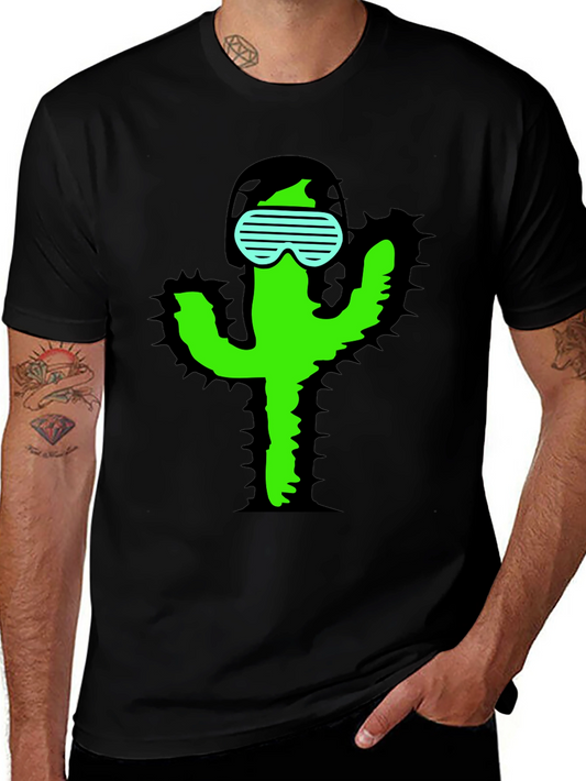 Cool Cactus T-Shirt - Black
