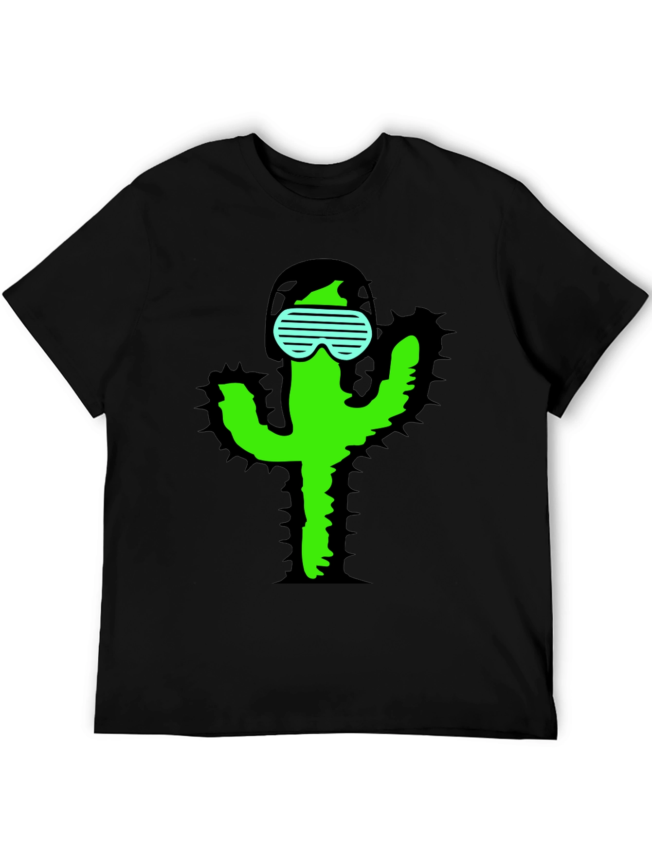 Cool Cactus T-Shirt - Black