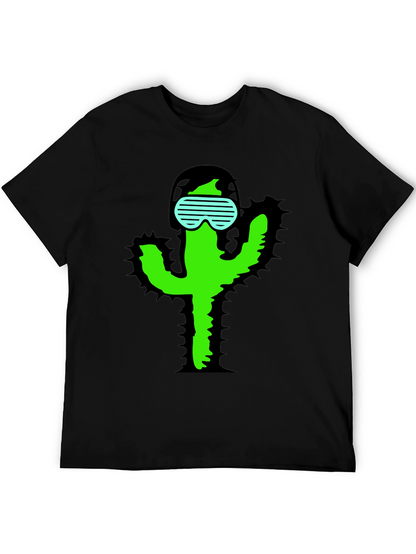 Cool Cactus T-Shirt - Black