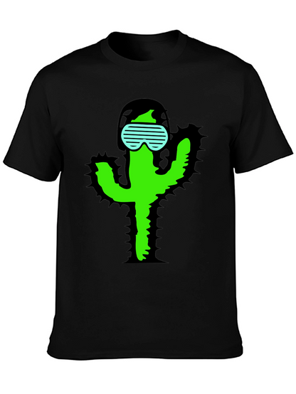 Cool Cactus T-Shirt - Black